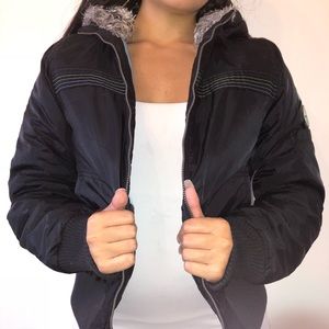 Roxy Black Puffer Jacket
